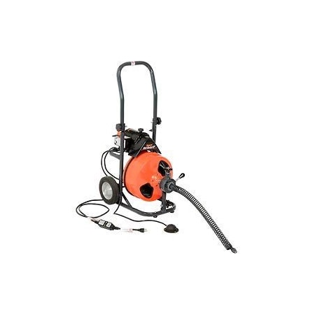 General Wire Spring General Wire P-XP-B Mini-Rooter XP Drain/Sewer Cleaning Machine W/ 75' x 3/8"Cable & 4 Pc Cutter Set P-XP-B
